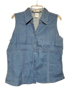 Faded Glory Denim Vest